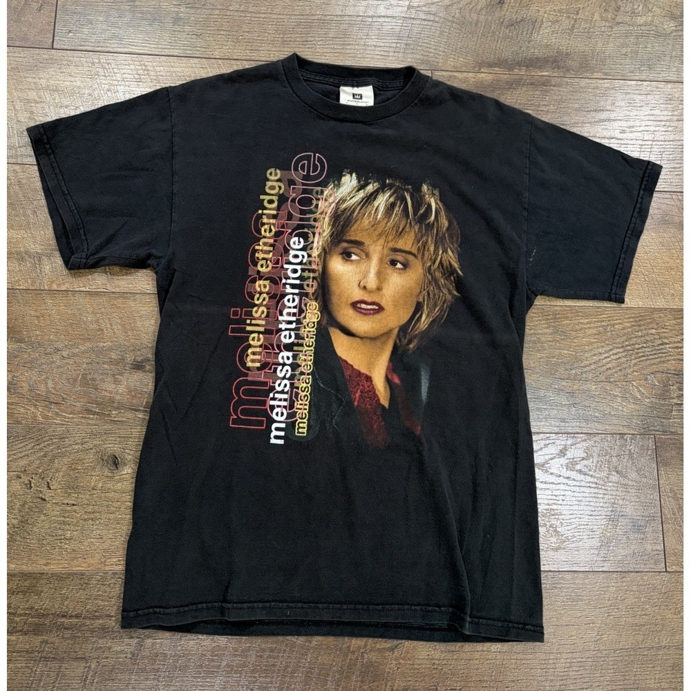 Vintage 1999 Melissa Etheridge Tour Tee Black Medium
